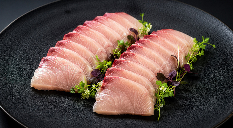 Das Hamachi-Filet zählt zu den edelsten Genüssen der japanischen Spitzenküche.